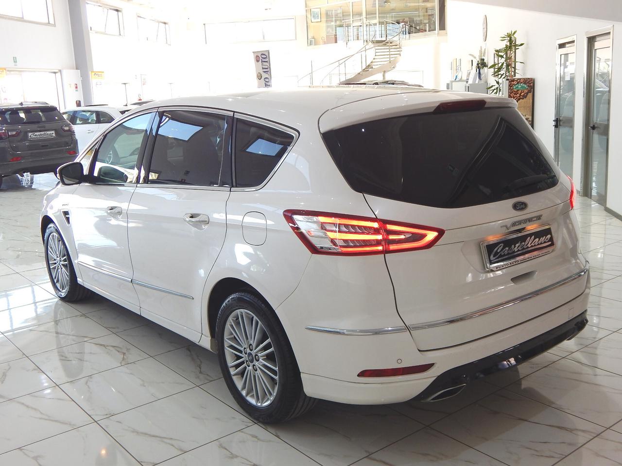 Ford S-Max 2.0 TDCI Vignale 7P. TETTO-NAVI-PELLE-PARK-LED