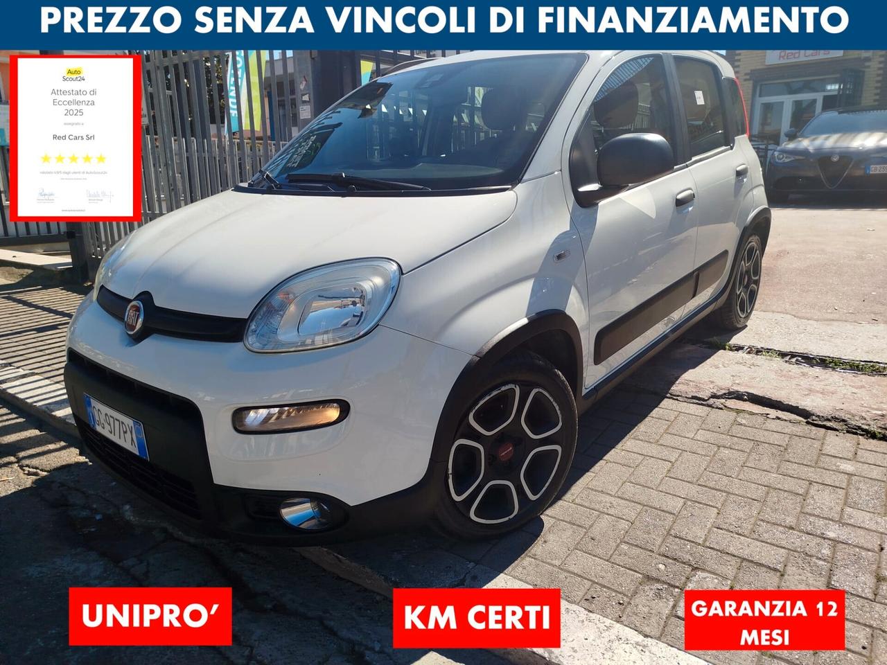 FIAT PANDA HIBRID *PREZZO VERO* UNIPRO' - BLUETOOTH -SENSORI PARCHEGGIO