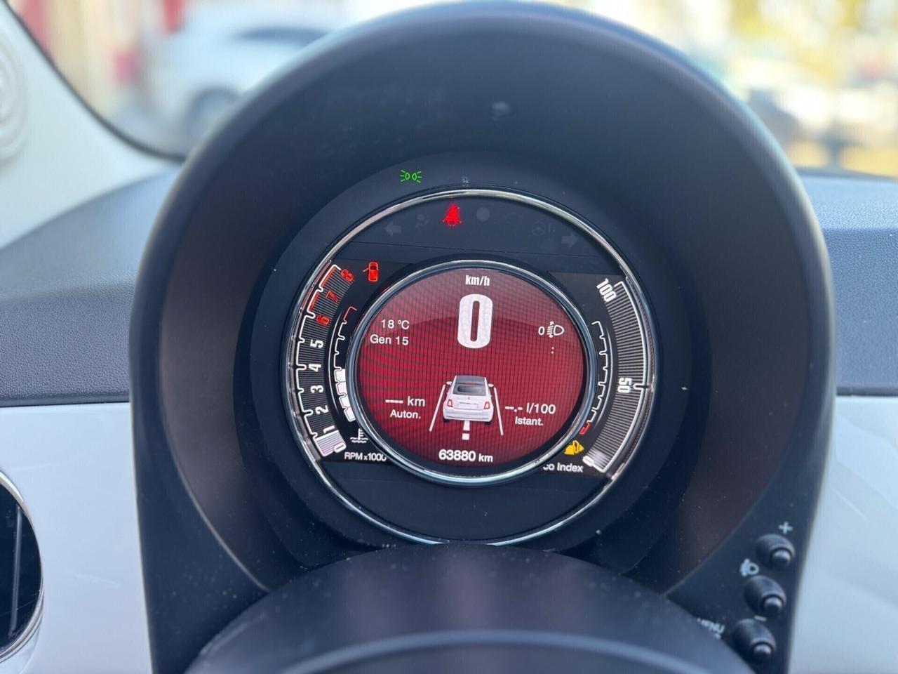 Fiat 500 500C 1.2 Mirror Cockpit Navi Sensori Carp