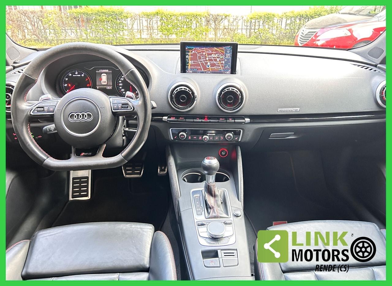 Audi RS 3 SPB 2.5 TFSI quattro 367cv S tronic S line 02/2016