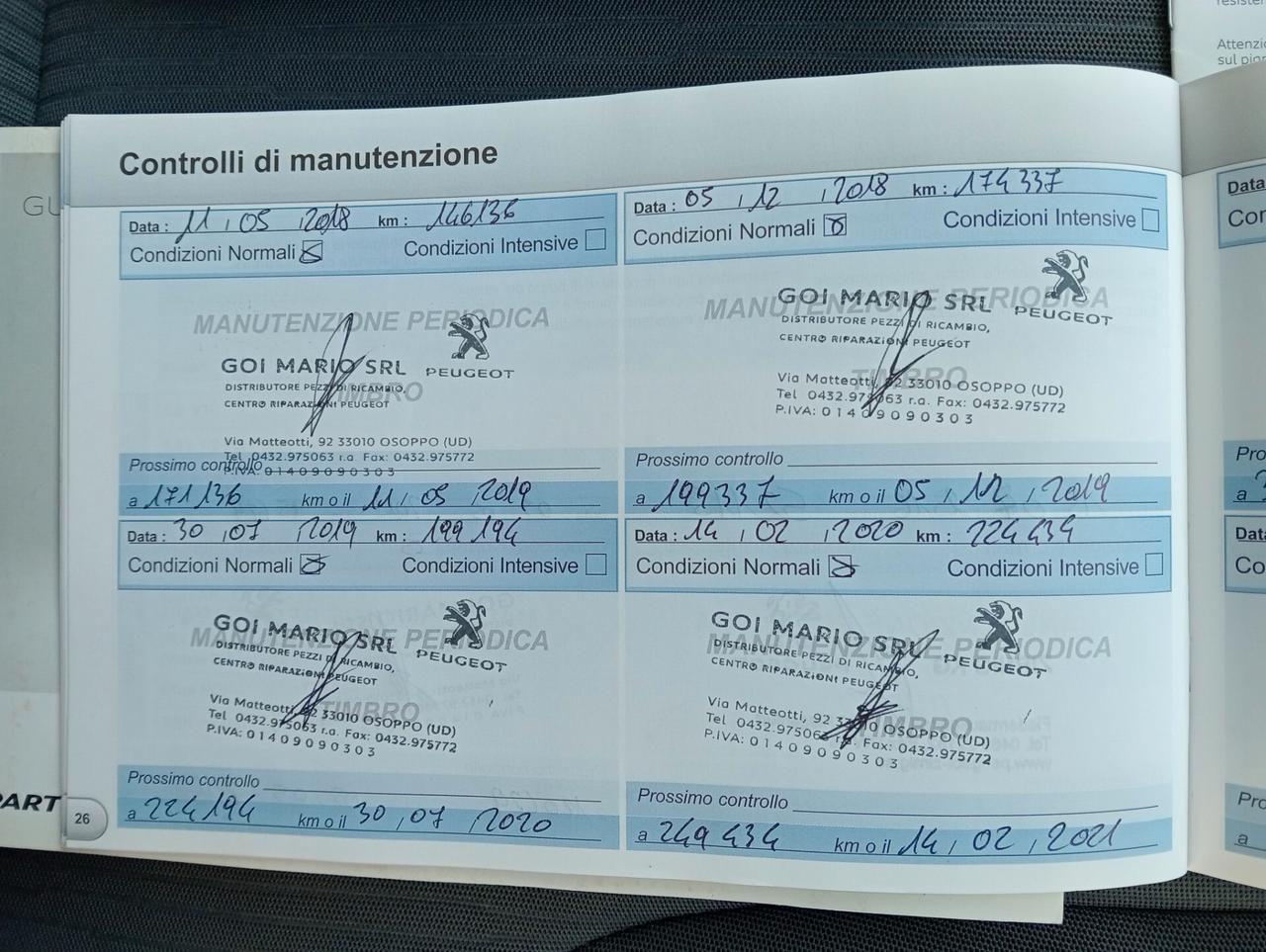 Peugeot Partner 1.6 BlueHDi 100CV 3 POSTI UNIPROPRIETARIO