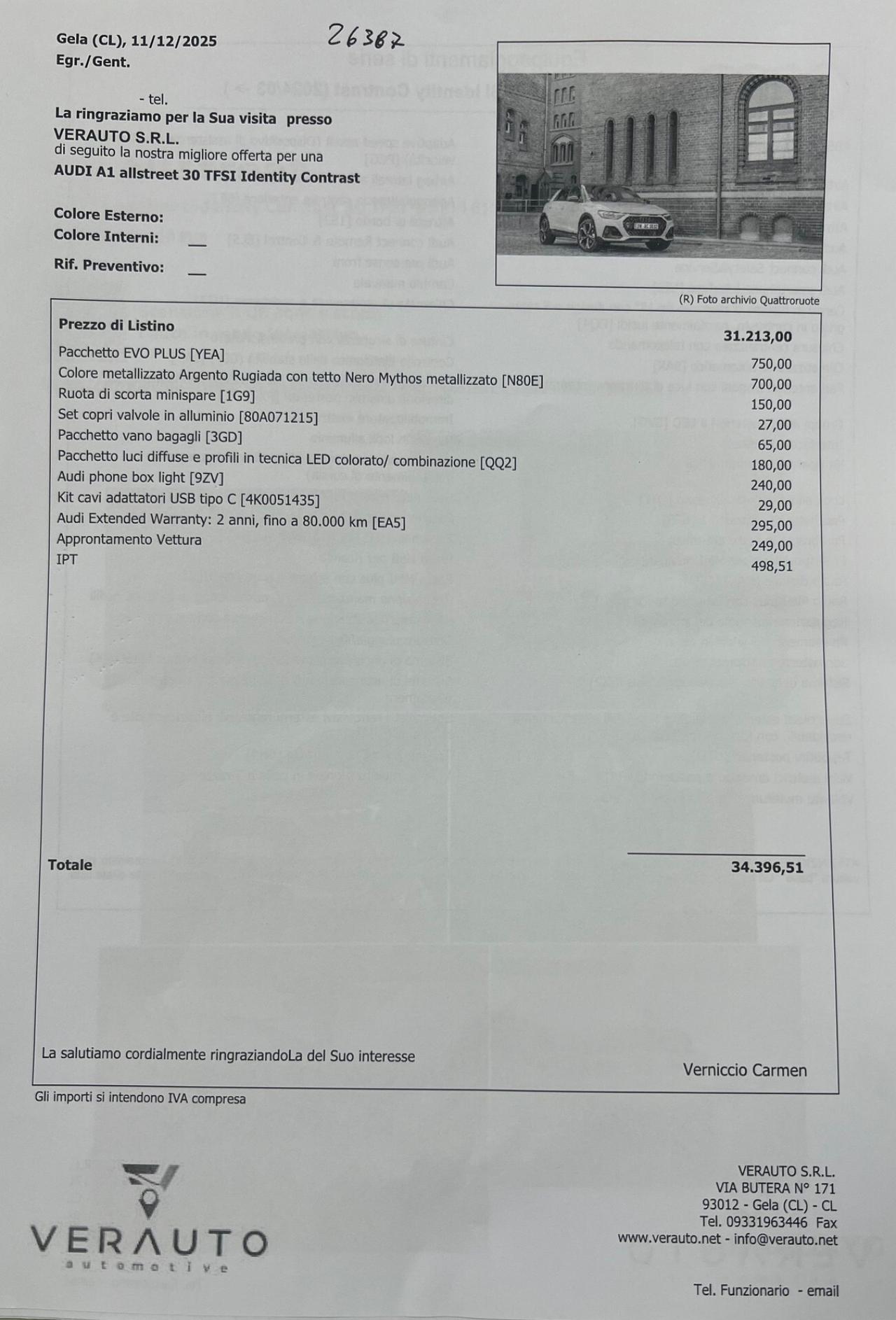 Audi A1 allstreet tfsi OFFERTA T-STOCK PREZZO IMPERDIBILE