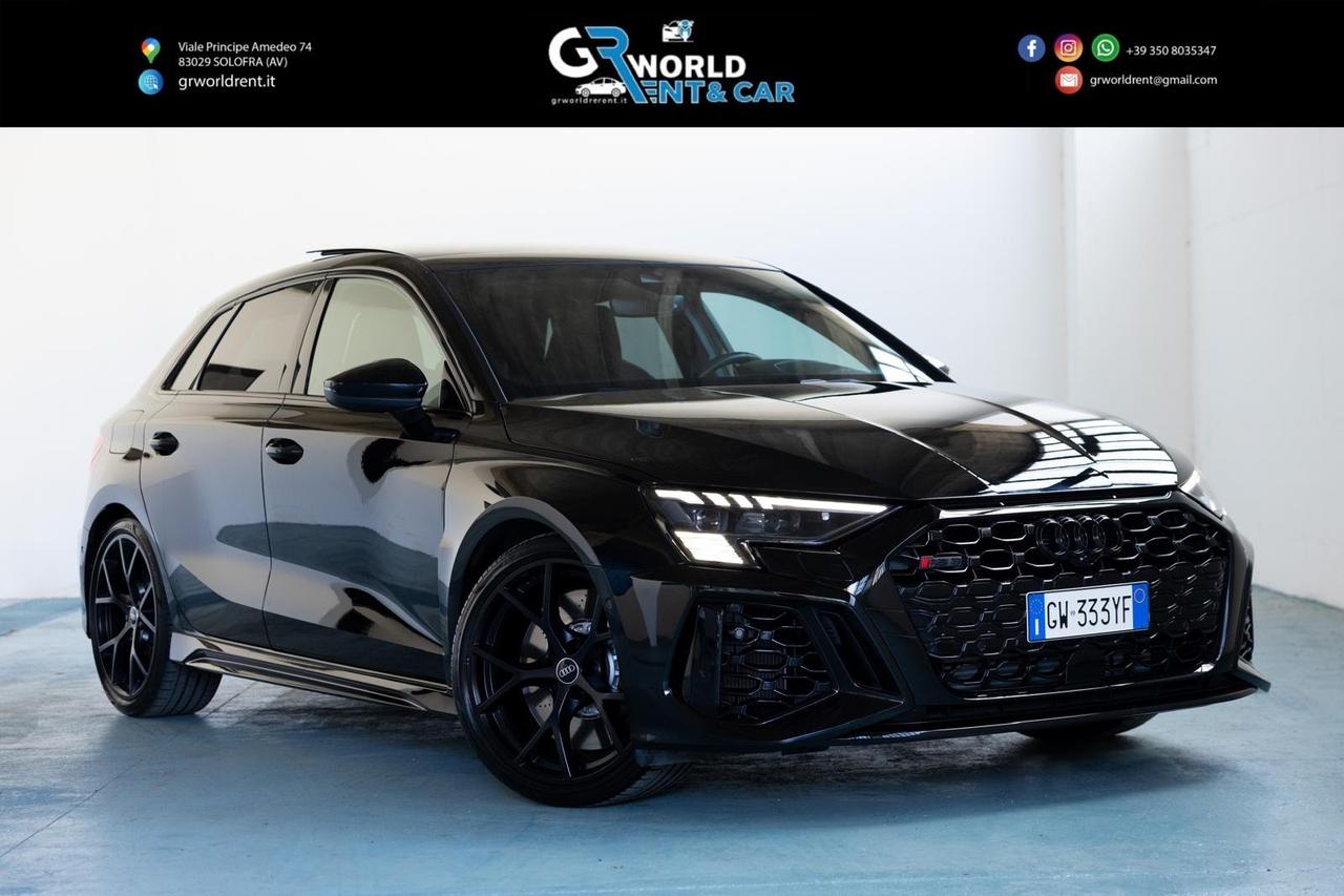 Audi RS3 Sportback 2.5 tfsi quattro s-tronic 400cv black edition