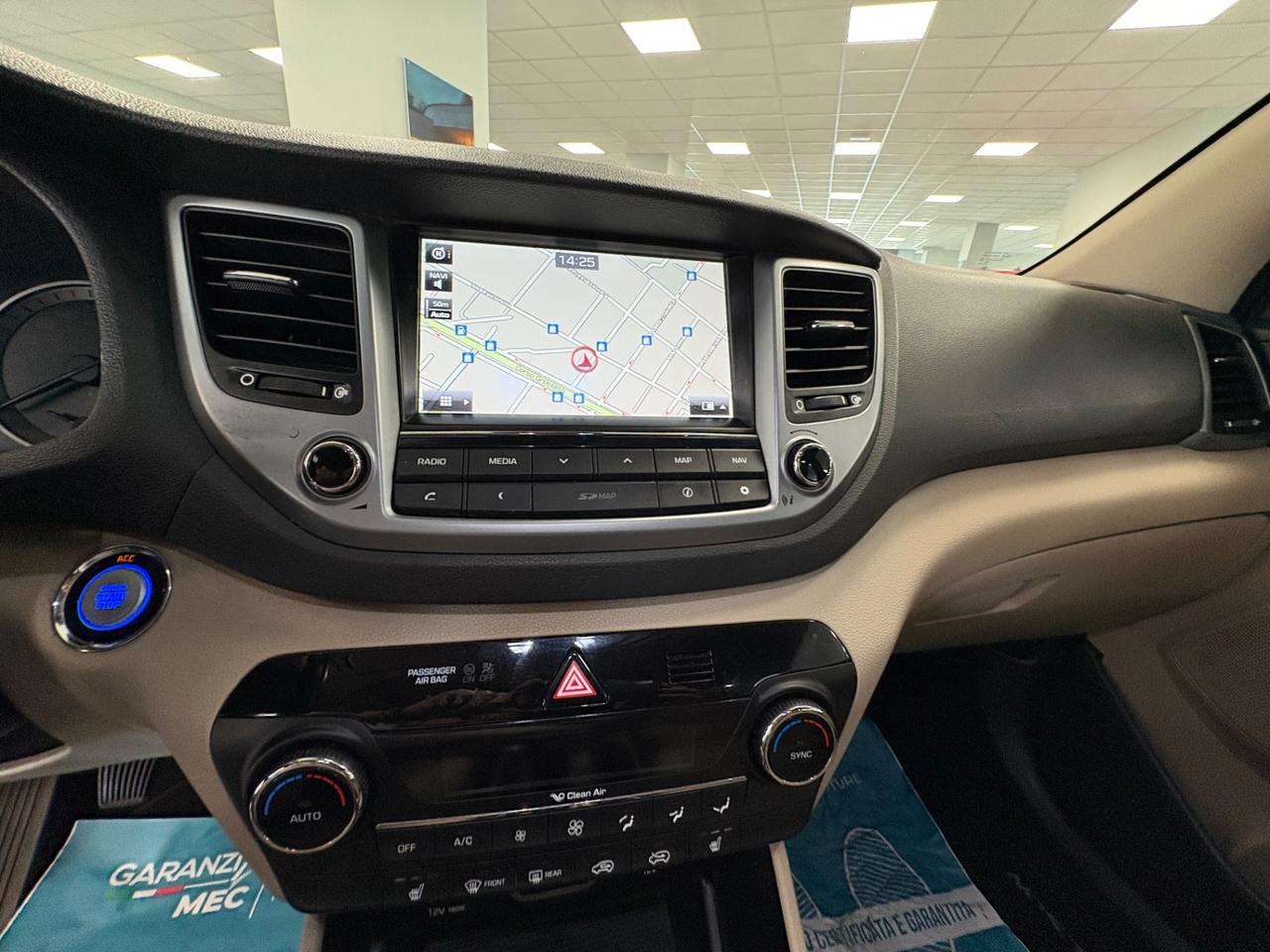 Hyundai Tucson 1.7 CRDi 116cv 2017 km 104000
