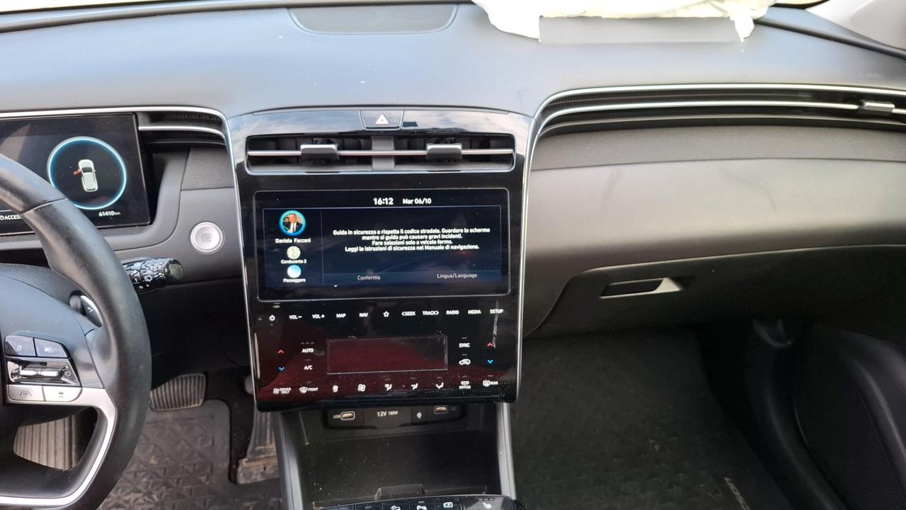 Hyundai Tucson 1.6 HEV Hybrid auto - SINISTRATA