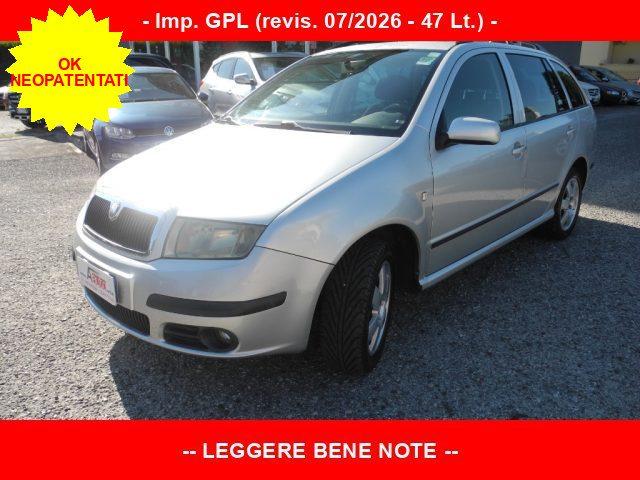 SKODA Fabia 1.4 75cv Wagon Style - Imp. GPL - OK NEOPATENTATI
