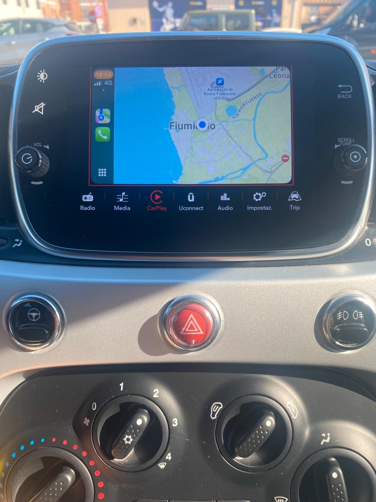 FIAT 500 1.0 Hybrid Connect 70cv App CarPlay