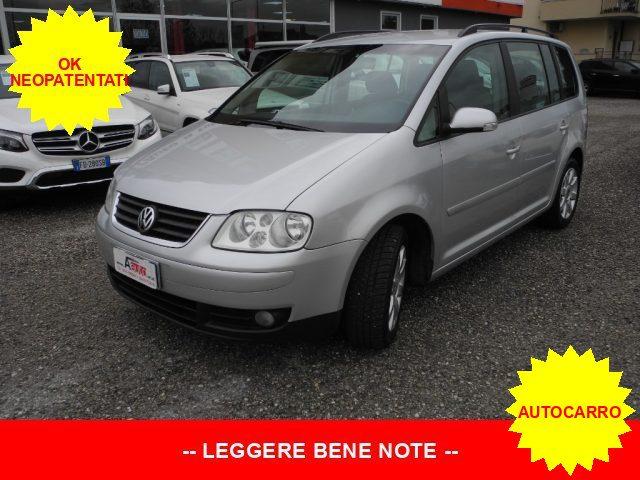 VOLKSWAGEN Touran 1.9 TDI 105cv -AUTOCARRO 5 POSTI- OK NEOPATENTATI