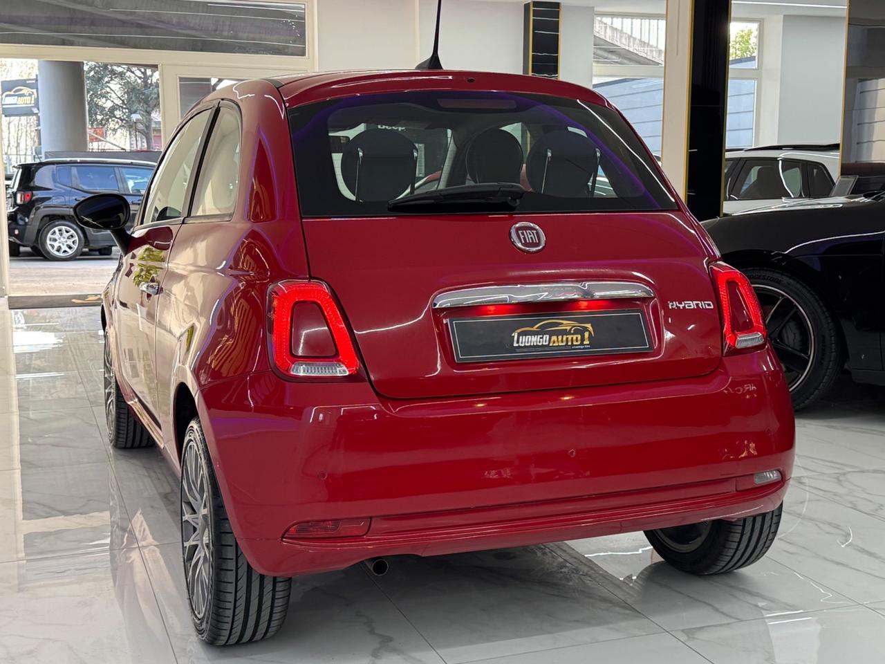 Fiat 500 1.0 Hybrid Red Full Optional