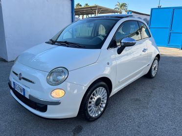 Fiat 500 Lounge 1.2 benz-tetto apri-2008