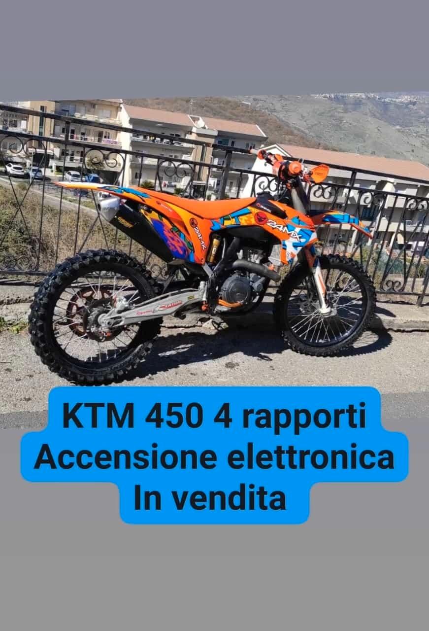 Ktm 450 SX-F cross 4 rapporti