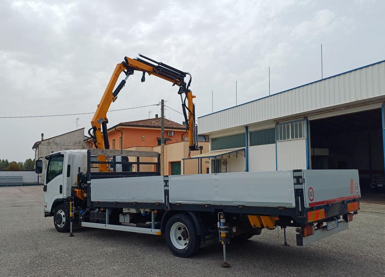 ISUZU 75 EURO 6 GRU E CASSONE FISSO