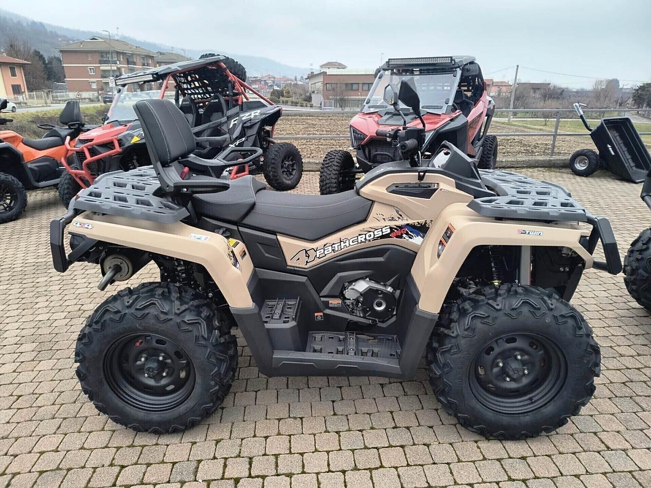 QUAD AODES ODES 850 PATHCROSS TARGA GIALLA