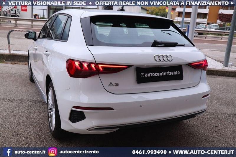 Audi A3 Sportback 35 TFSI Advanced LED 1.5 150CV