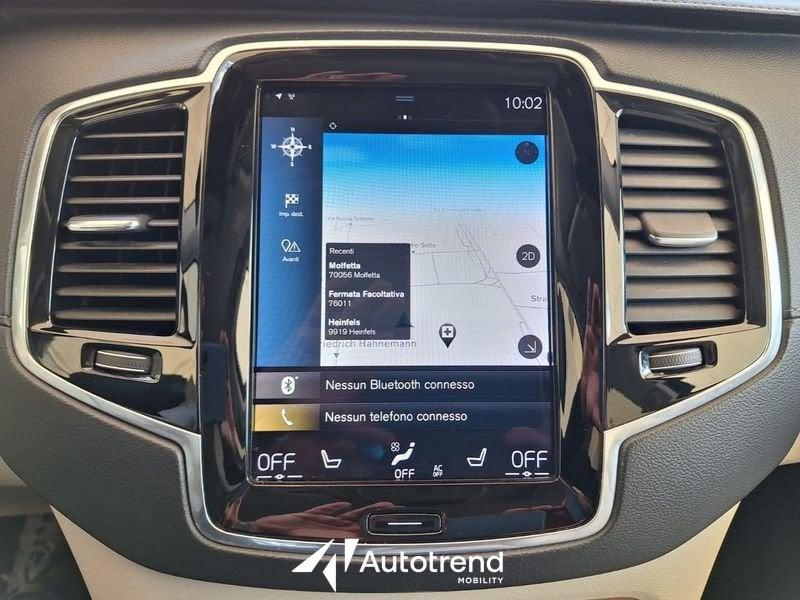 Volvo XC90 D5 235 + 14 CV AWD Automatica NAVI LED Inscription 7 posti