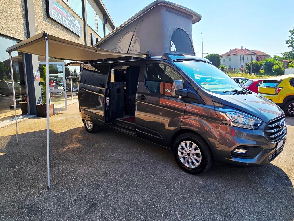 Ford TRANSIT CUSTOM 2.0 ECOBLUE HYBRID 170CV SOLARIA AUTOCARAVAN 4 POSTI LETTO CON BAGNO COMPLETO!