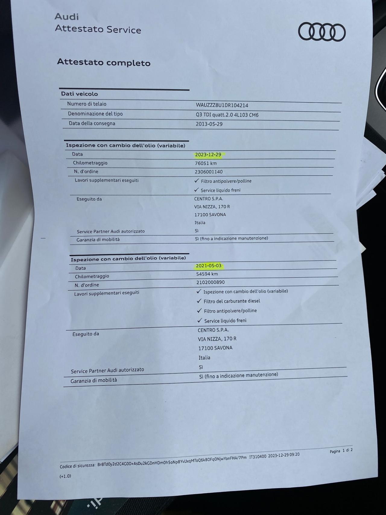 Audi Q3 2.0 TDI quattro Advanced NEOPATENTATI!!!
