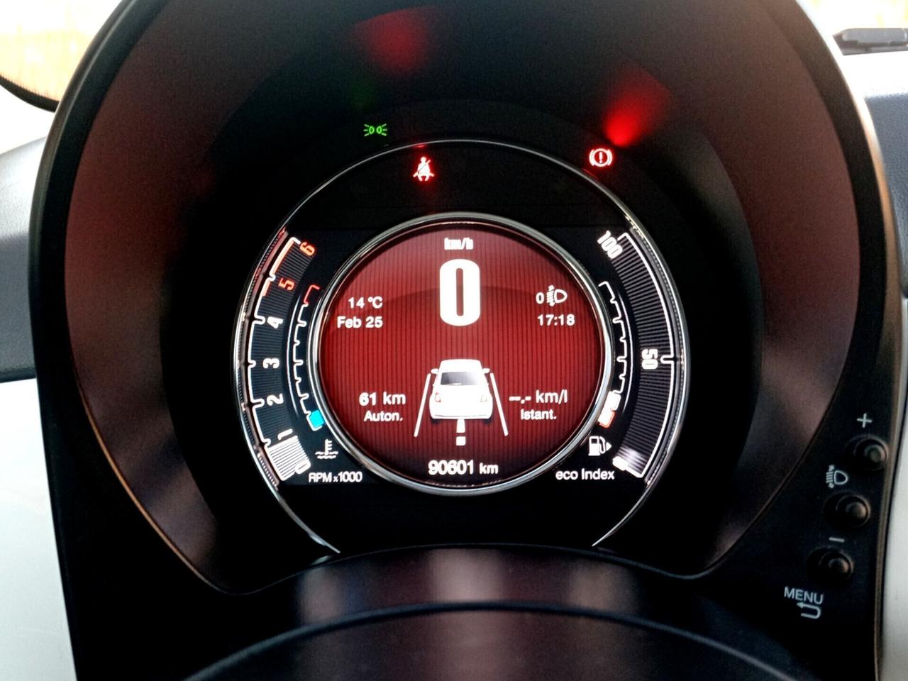 Fiat 500 1.3 Multijet 95 CV Mirror Antifurto Navi