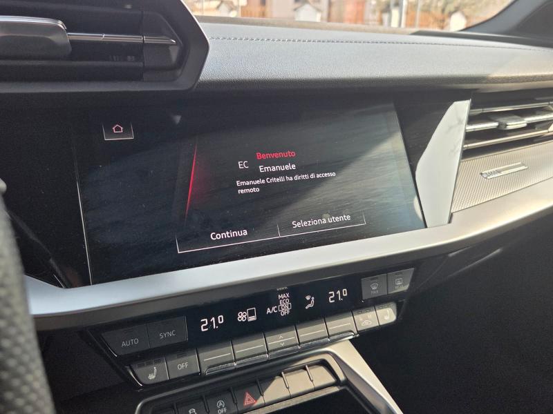 Audi A3 Sportback 30 1.0 tfsi mhev S line edition s-tronic