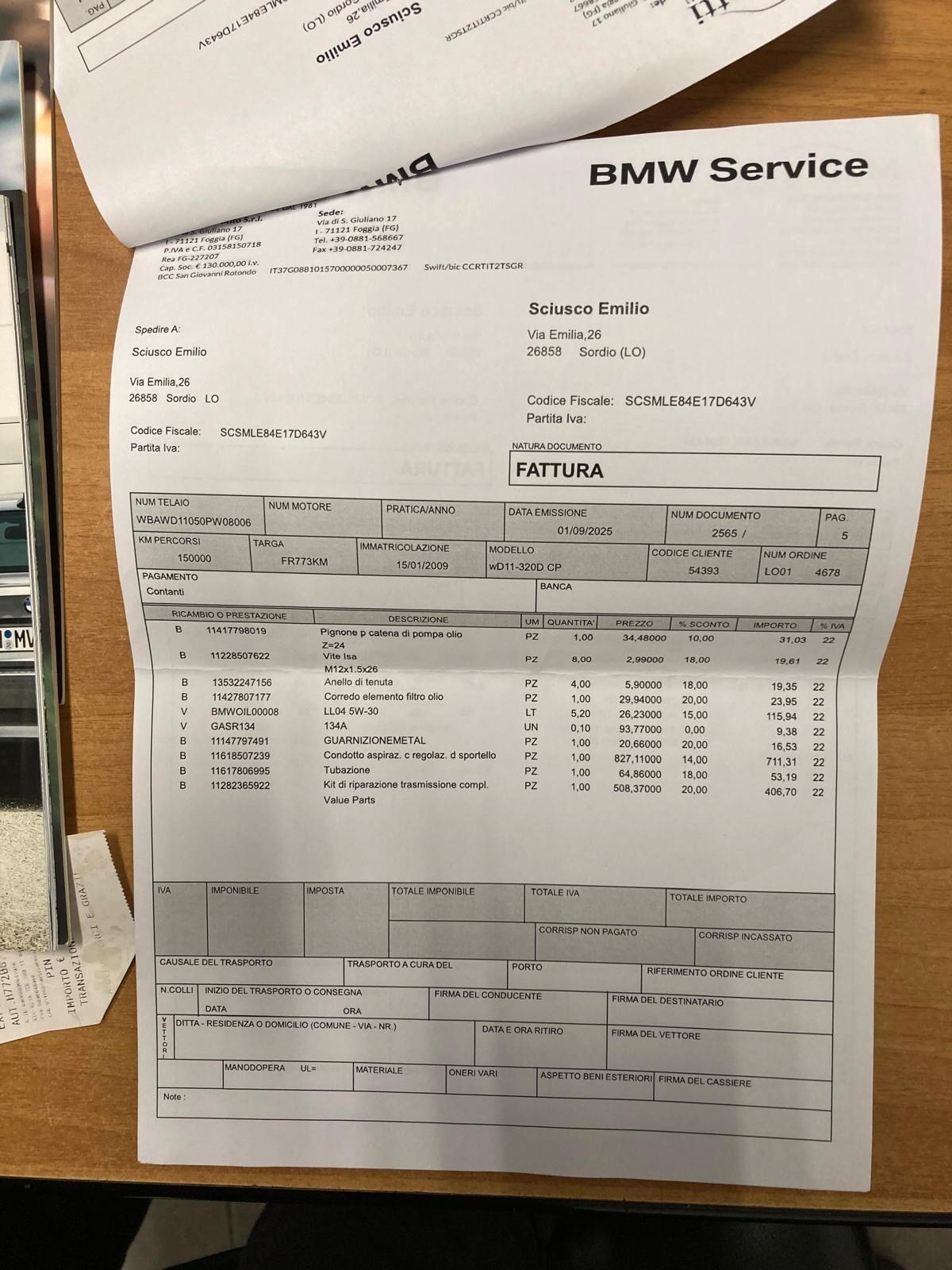 BMW 320D MSPORT COUPE' (E92) - KM ORIGINALI - CATENA NUOVA BMW