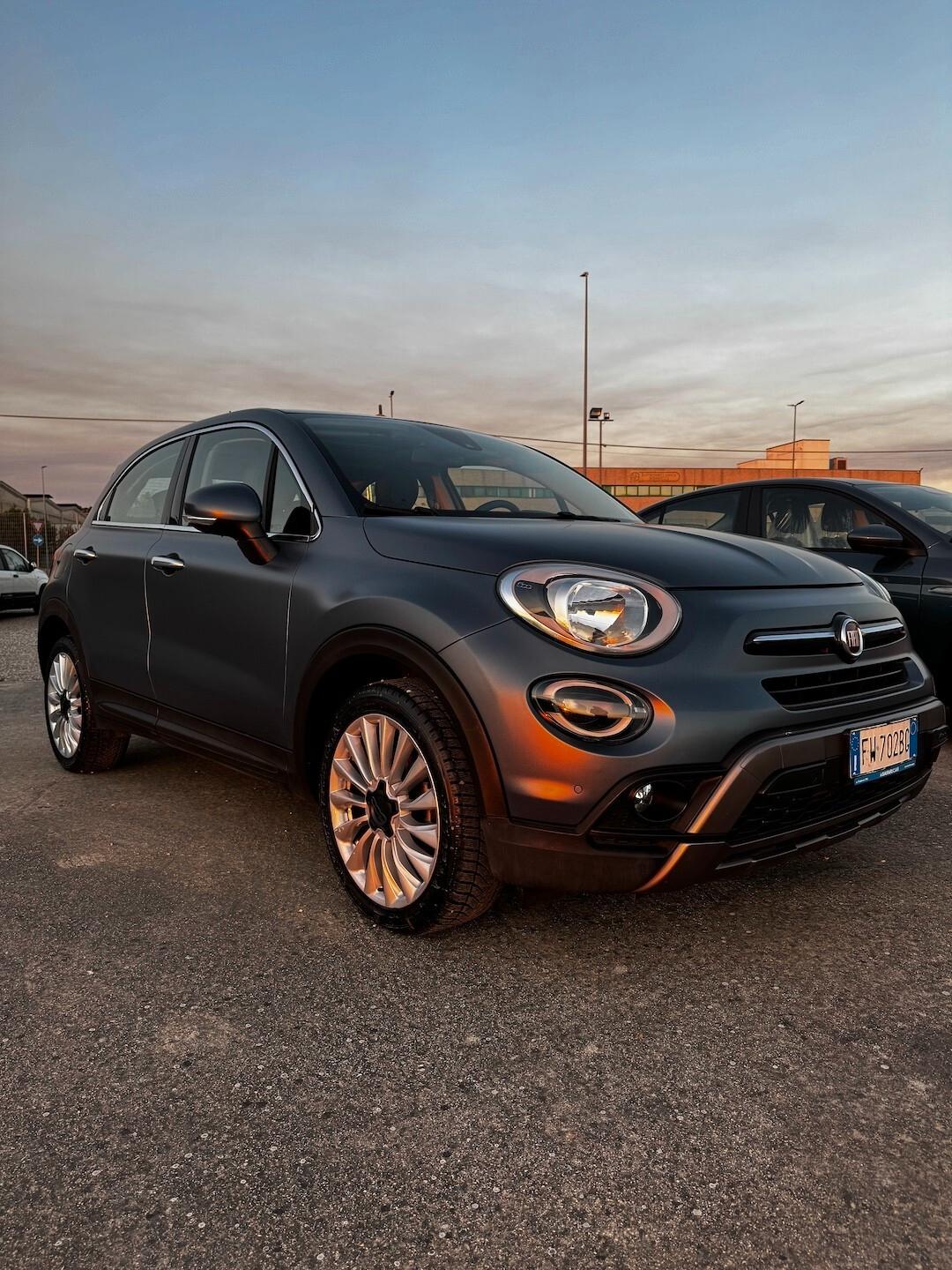 Fiat 500X 1.3 Mjt 95CV Cross blu opaco tetto apribile