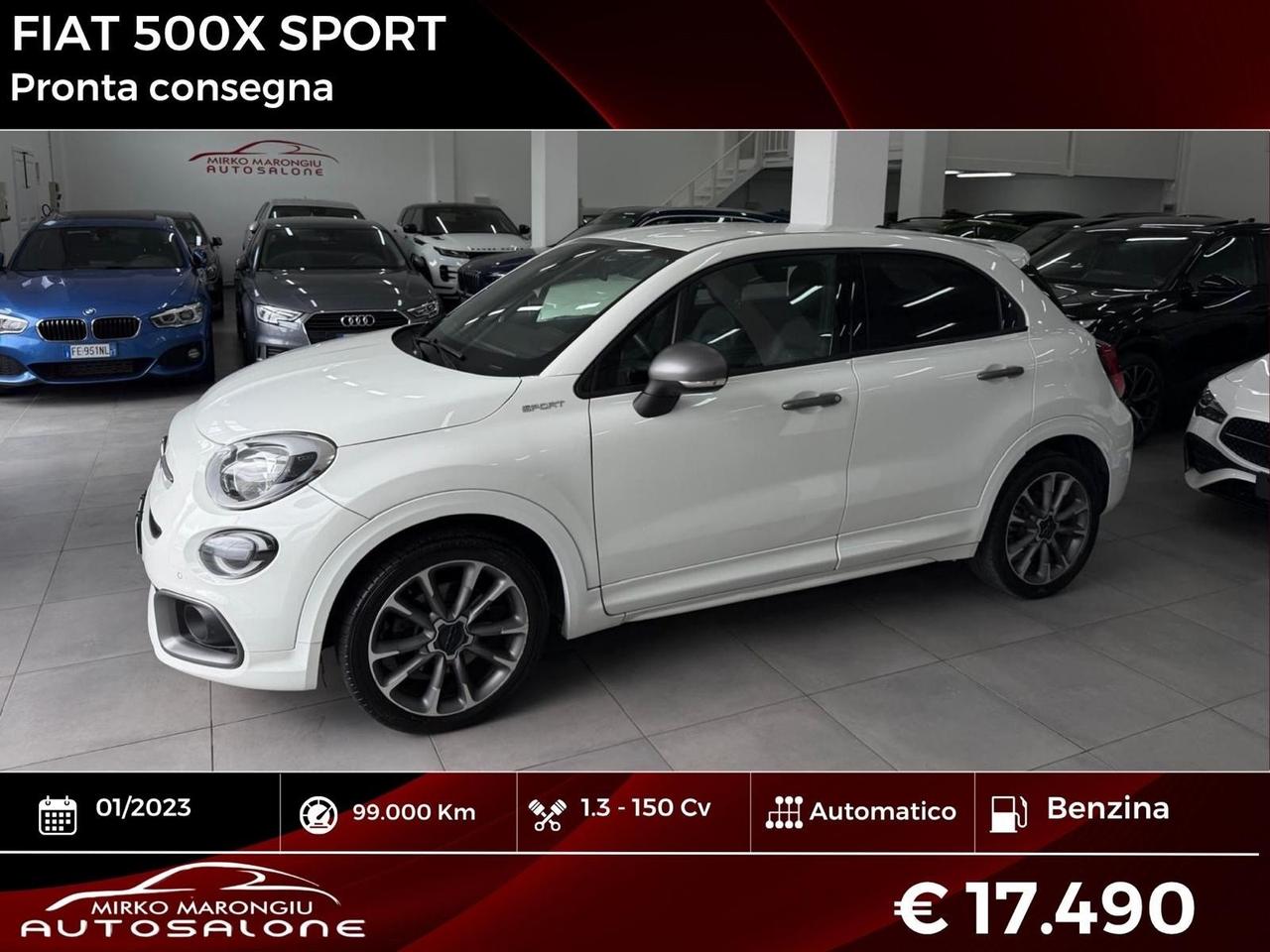 Fiat 500X SPORT FULL 1.3 150cv AUTO finanziabile
