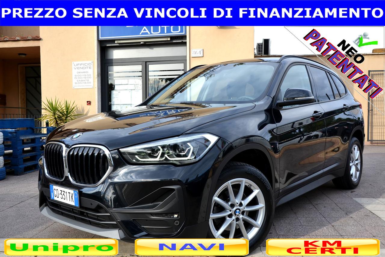 Bmw X1 1.5D 116CV AUTOM. **LED-NAV-PDC**KM ORIGINALI**