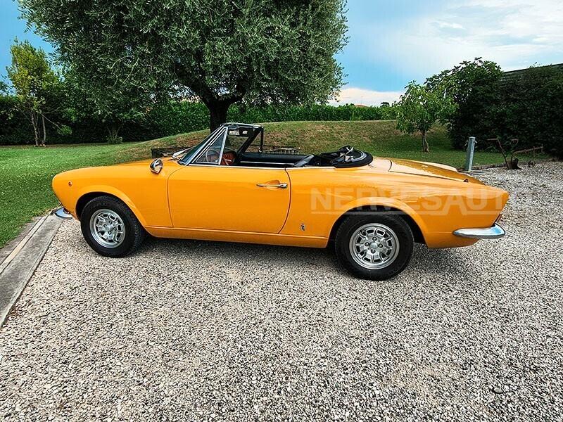 Fiat 124 Spider 1400 1968 CRS ASI – GIALLO POSITANO TARGHE NERE
