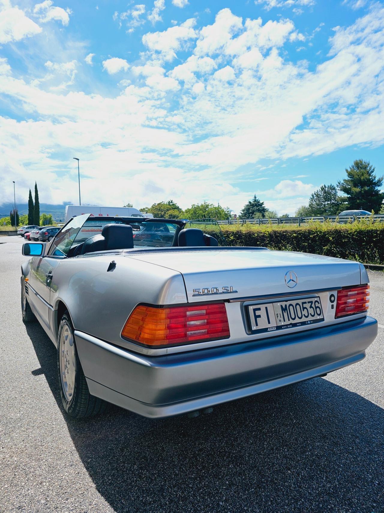 Mercedes-benz SL 500 500 SL-32 cat Targa oro Asi book service