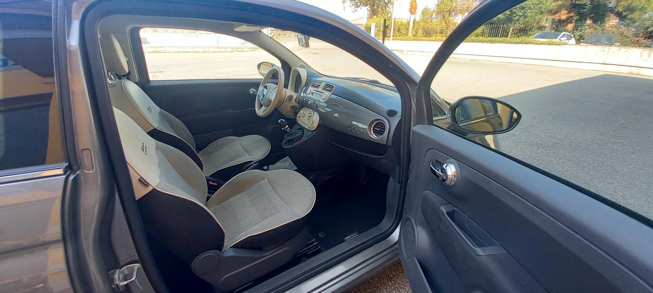 Fiat 500 1.2 Benzina Modello Lounge Totalmente Revisionata e Tagliandata SOLO 90.450 KM. Euro 6B anche per Neopatentati.