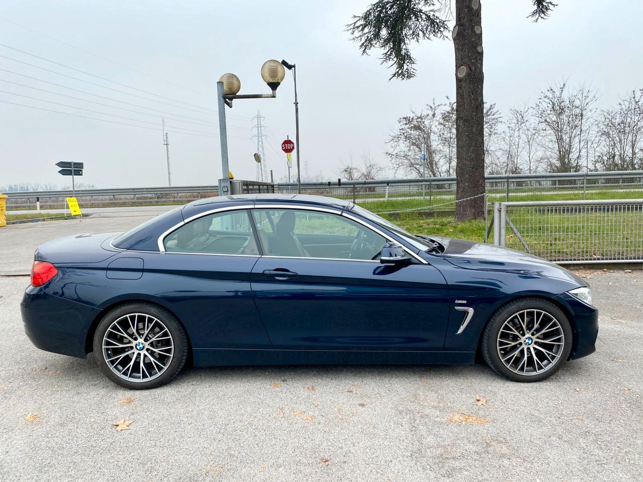 BMW 420 d Cabrio Luxury 190cv auto TAGLIANDI BMW