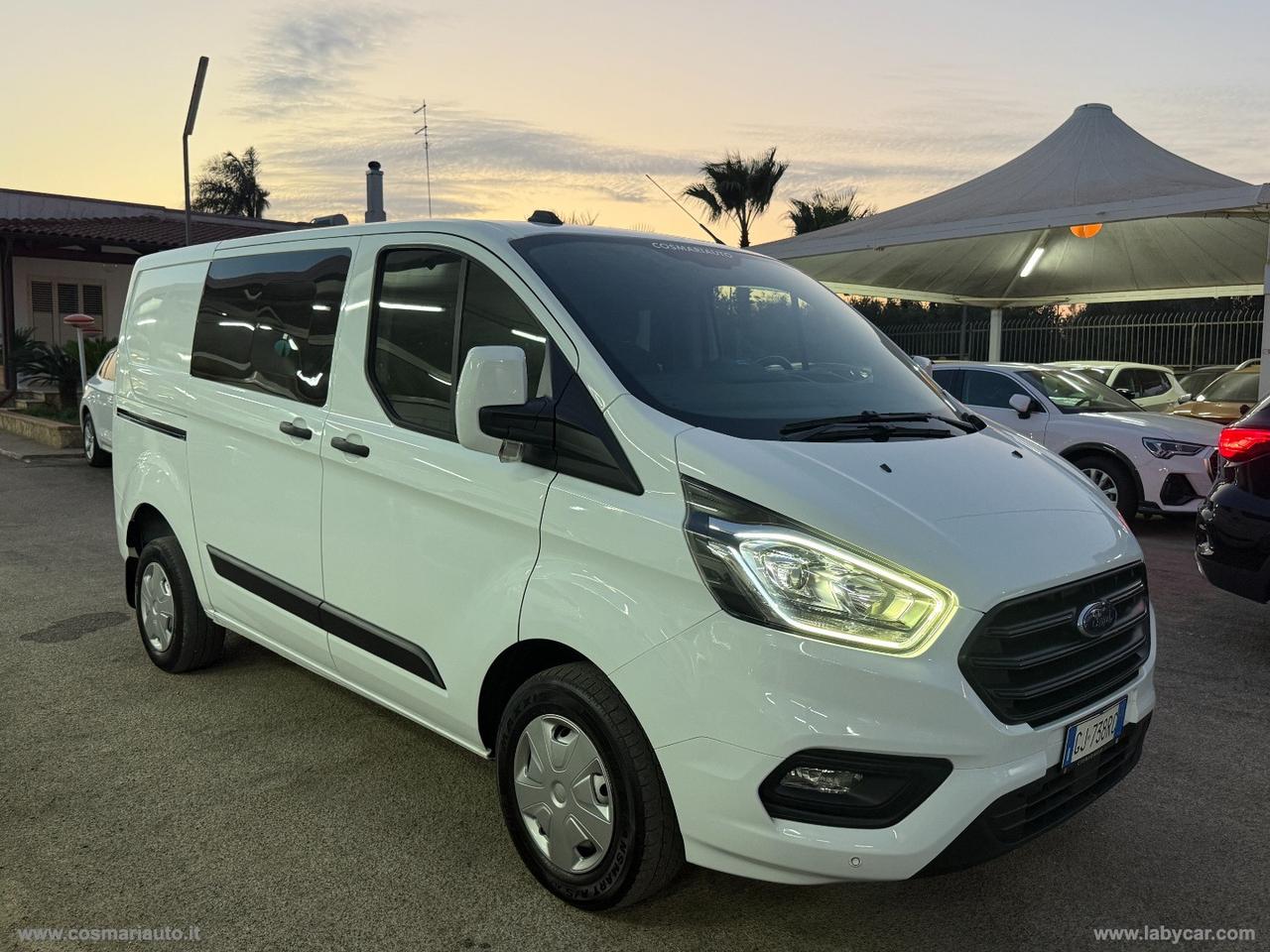Tran.Cust.300 2.0EcoB.130 DOPPIA CABINA 6 POSTI PASSO MEDIO