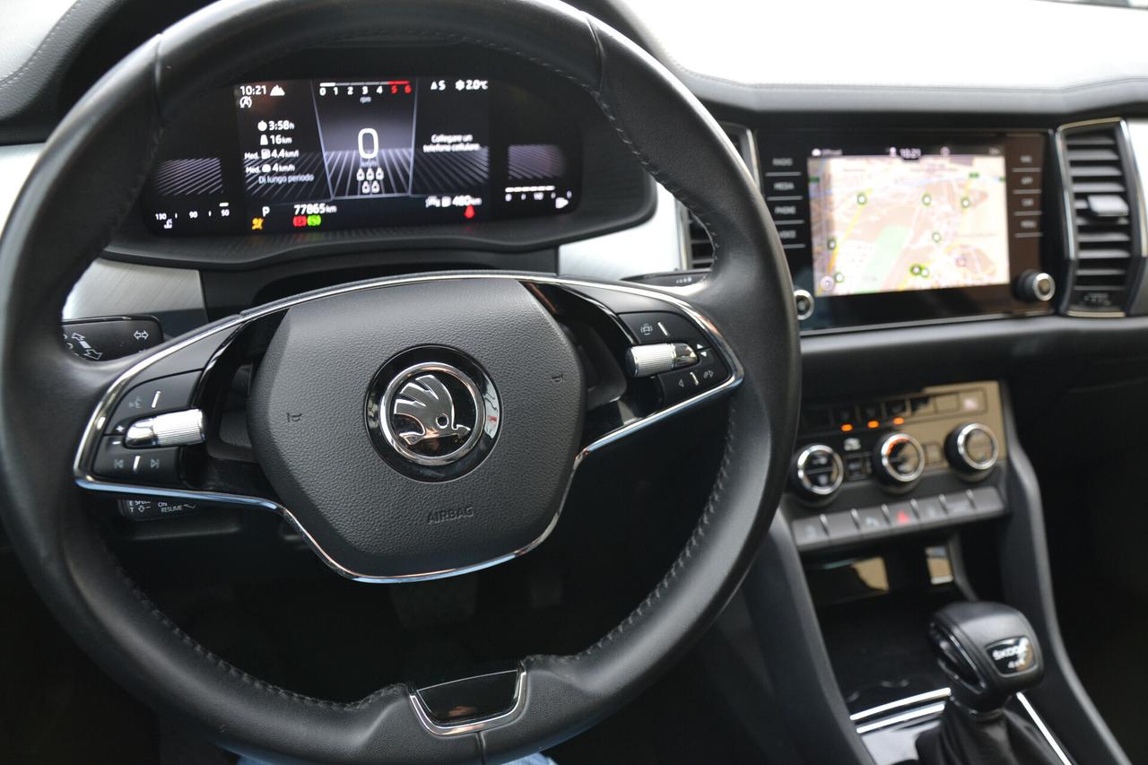 Skoda Kodiaq 2.0 TDI 150CV 4X4 AUTO. 7 POSTI+FULL LED+NAVI+RCAM