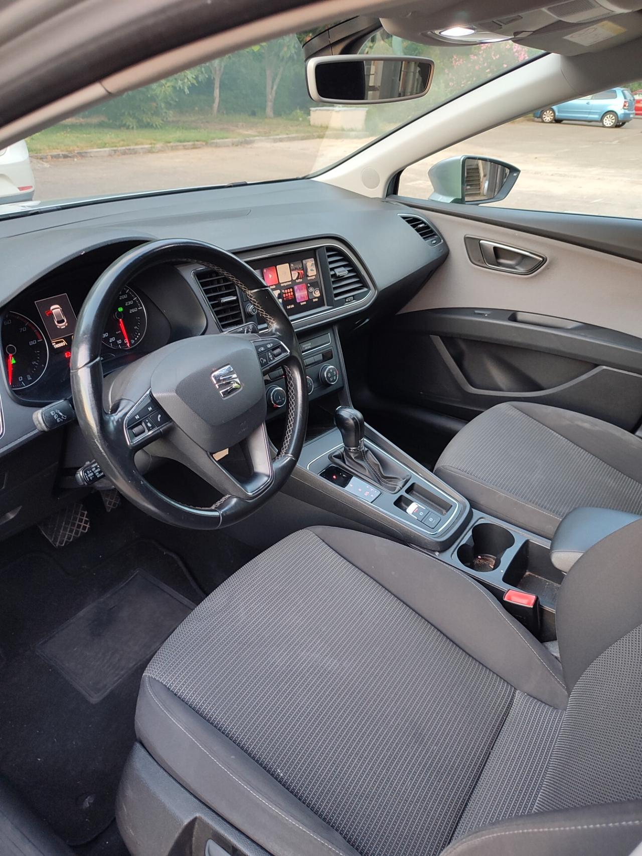 SEAT LEON 1.4TGI ST DSG 2018 A METANO DI CASA EURO6D