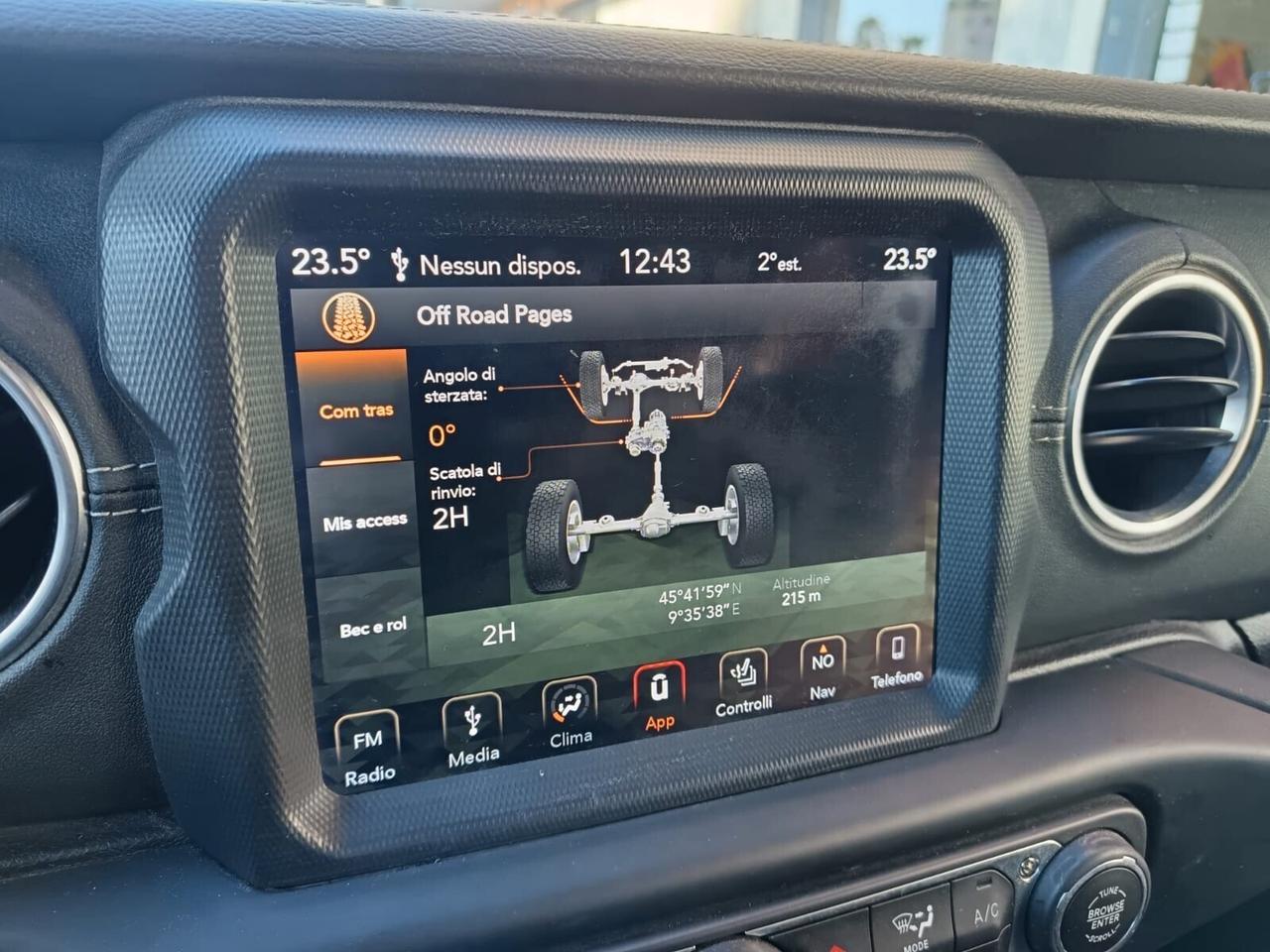 Jeep Wrangler 2.2 Mjt II SAHARA AUTOMATICA, UNICOPROP., IVA ESPOSTA