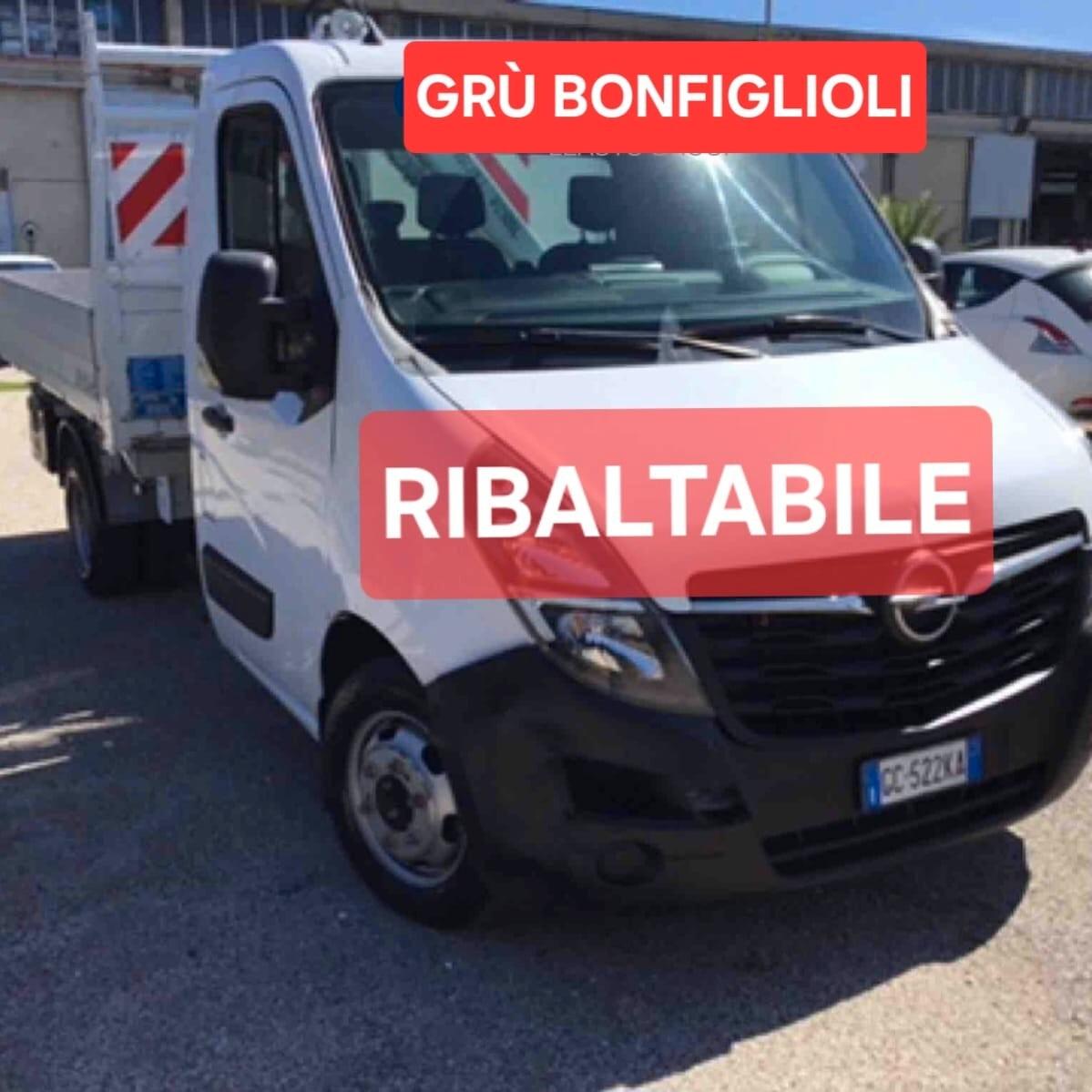 OPEL MOVANO 2.3cdi RIBALTABILE CON GRU