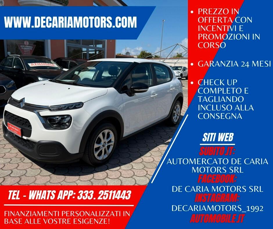 Citroen C3 1.2 PureTech 83CV - 2022