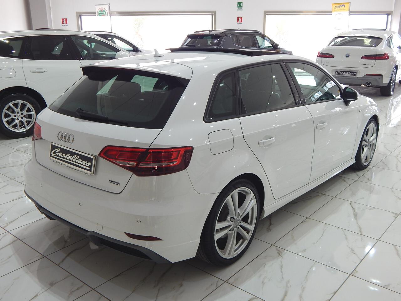Audi A3 SPB 2.0 TDI S-Line Quattro Stronic TETTO-NAVI-PELL