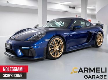 Porsche Cayman 718 4.0 GT4 -IMPIANTO FRENANTE CARBOCERAMIC-SEDILI GUSCIO-PDLS