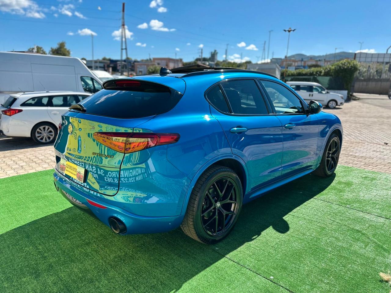 Alfa Romeo Stelvio 2.2 Turbodiesel 210 CV AT8 Q4 Veloce 06/2021 garanzia permute finaziamento