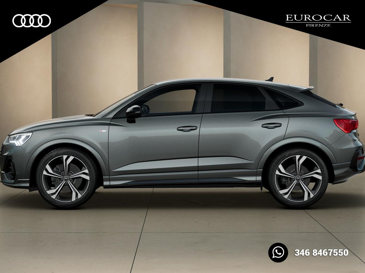 Audi Q3 sportback 40 2.0 tfsi identity black quattro s-tronic