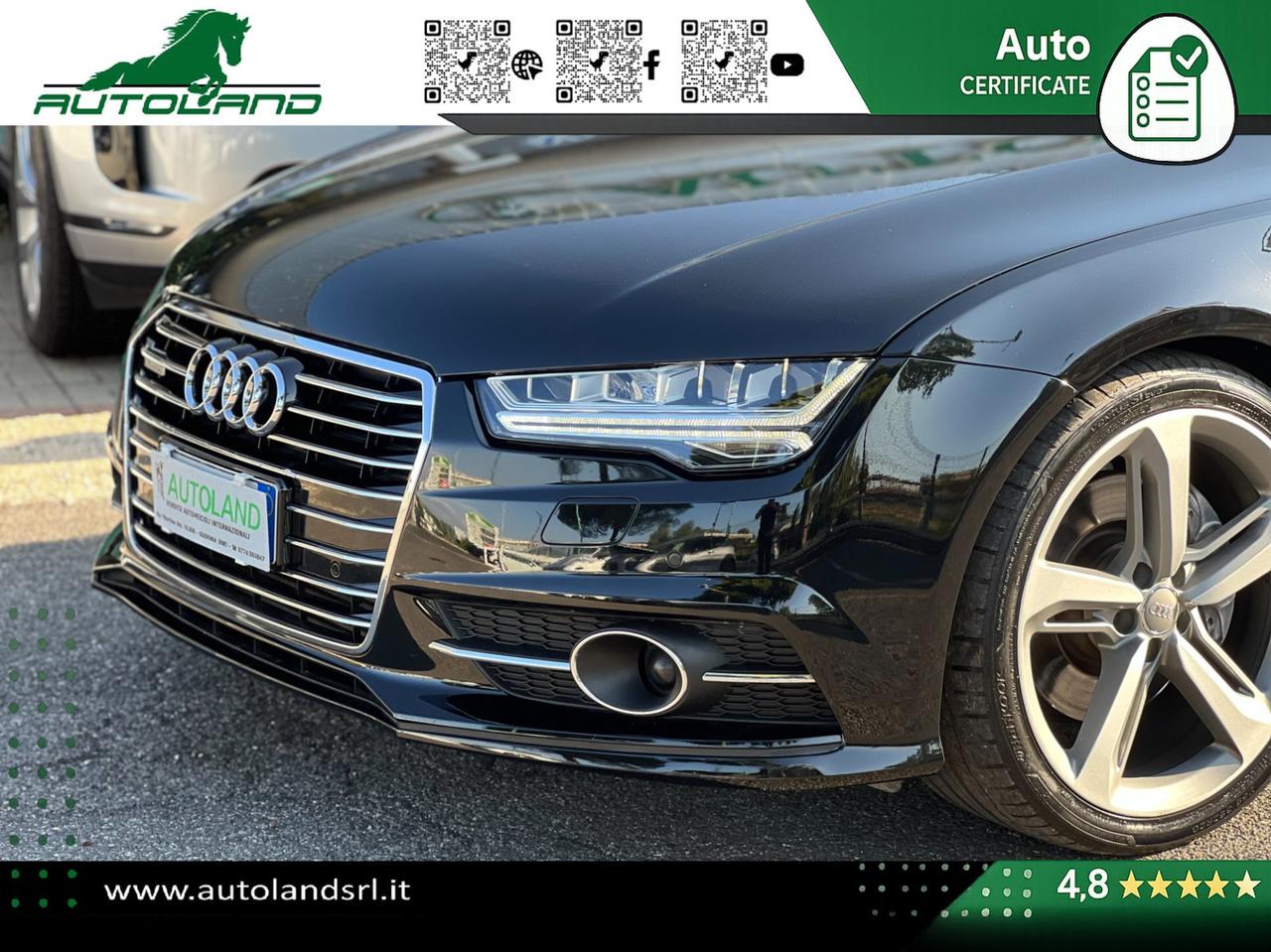 Audi A7 Sportback 3.0 tdi quattro 272cv S-Line ACC - 20" - Frecce Dinamiche