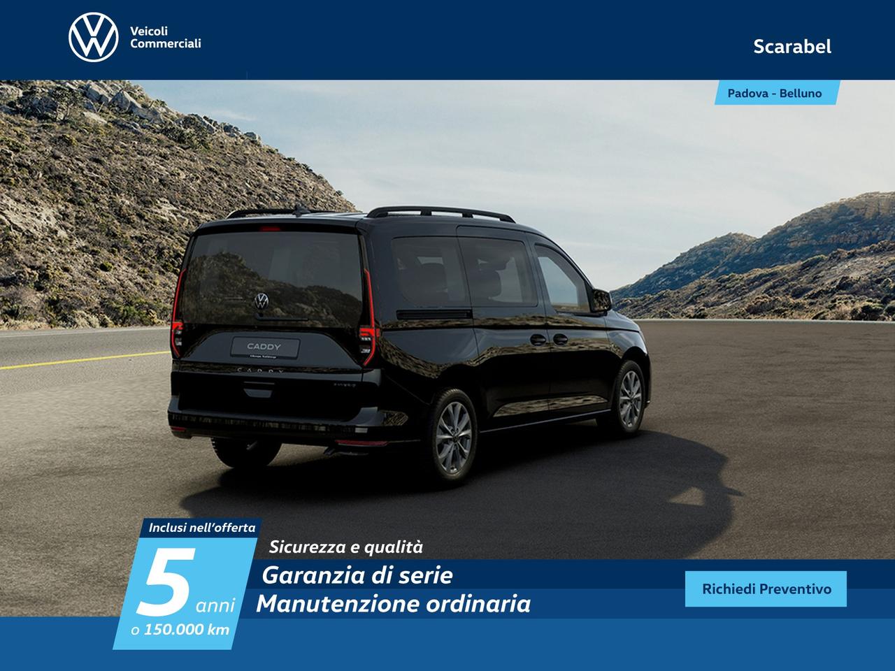 Volkswagen Caddy maxi 1.5 phev 150cv life dsg
