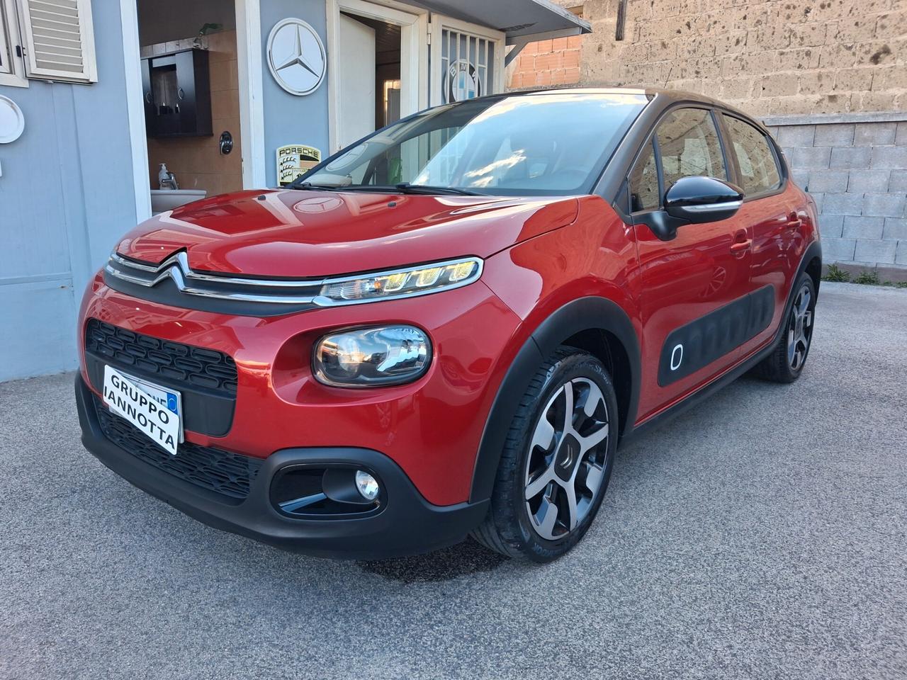 Citroen C3 BlueHDi 100 S&S Shine UNICO PROPRIETARIO KM 60860 GARANZIA 12 MESI CON CERTIFICATO DI CONFORMITA