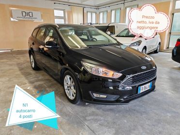 Ford Focus 1.5 TDCi 120 CV SW AUTOCARRO N1 4 posti unipro+IVA