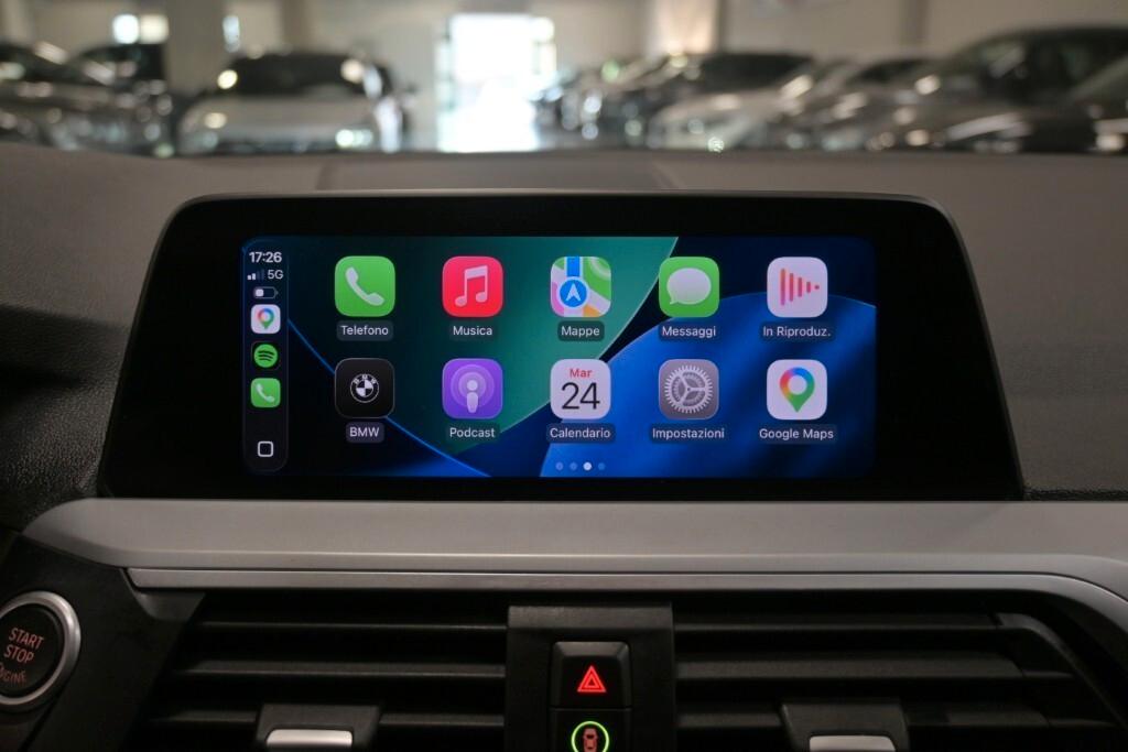 BMW X3 20D 190CV STEPTRONIC 48V X-DRIVE BUSINESS ADVANTAGE ( FARI LED - CRUISE - CLIMA TRIZONA - NAVI - CARPLAY - PARK ASSISTANT - TELECAMERA 360 - CERCHI 18 )