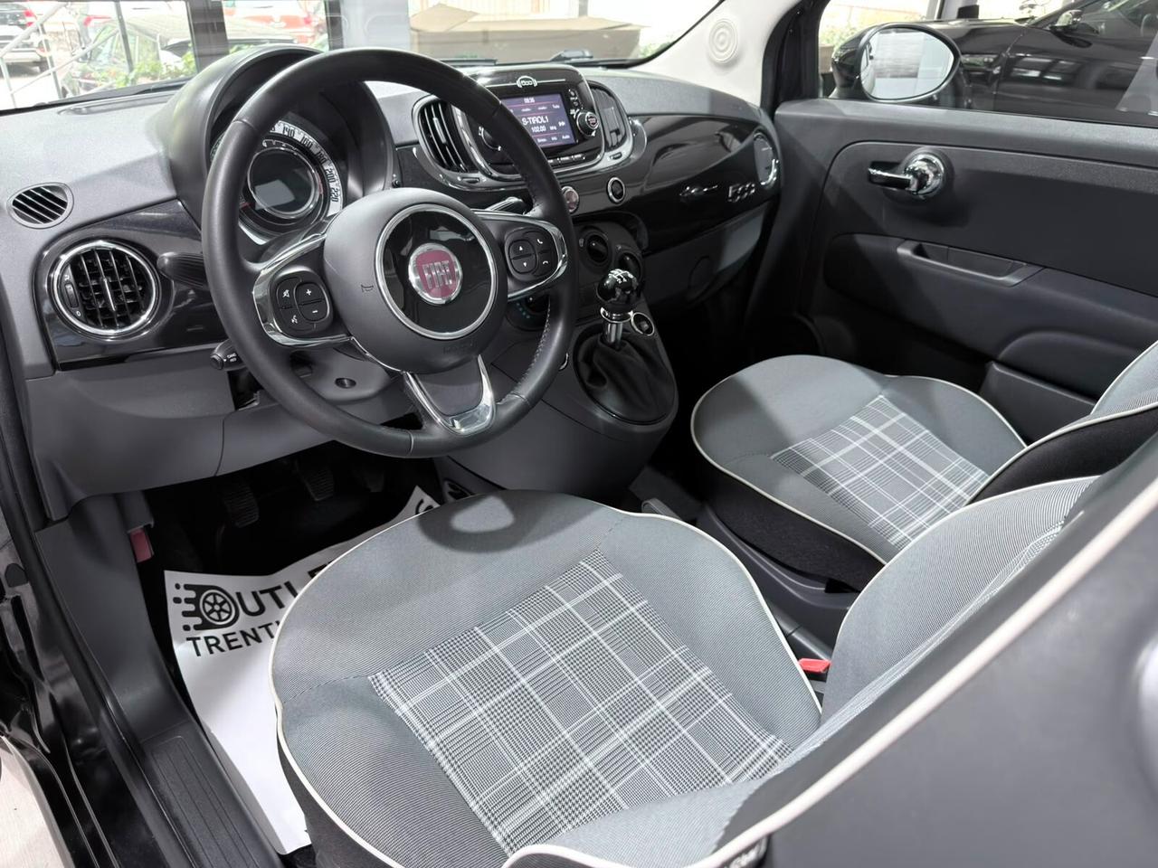FIAT 500 1.2 69CV TETTO PANORAMICO 1PROPRIETARIO