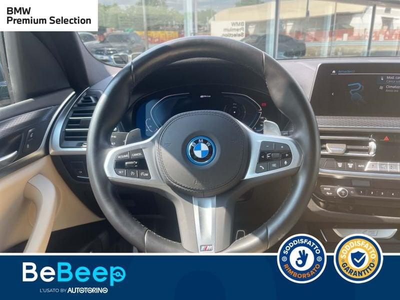 BMW X3 XDRIVE30E MSPORT AUTO