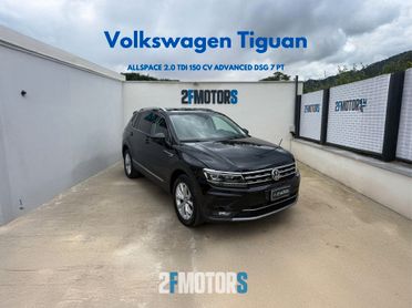 Volkswagen Tiguan Allspace Tiguan Allspace 2.0 TDI SCR DSG Advanced BMT