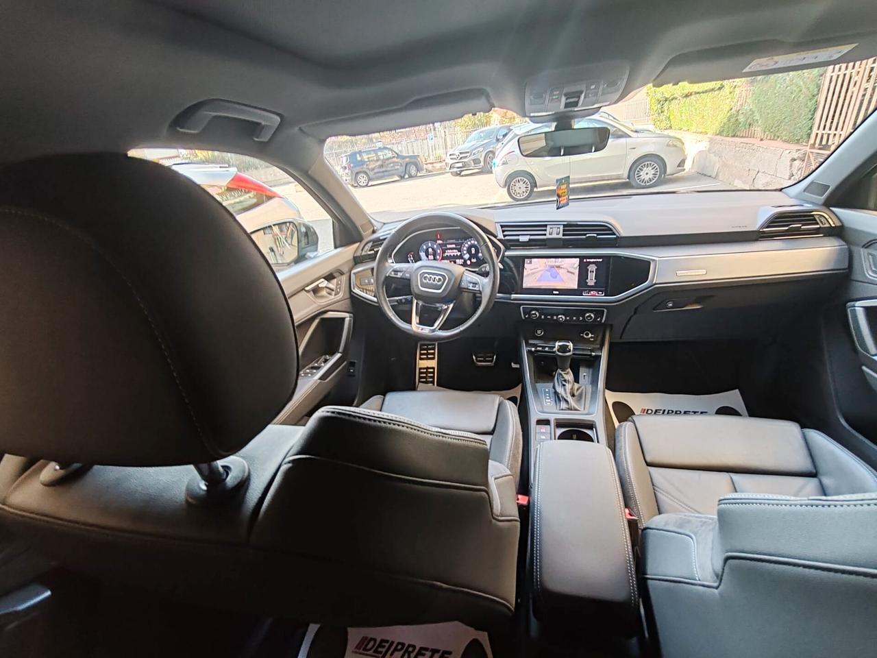 Audi Q3 Sportback S line – Tetto Panoramico – Identity Black – S tronic